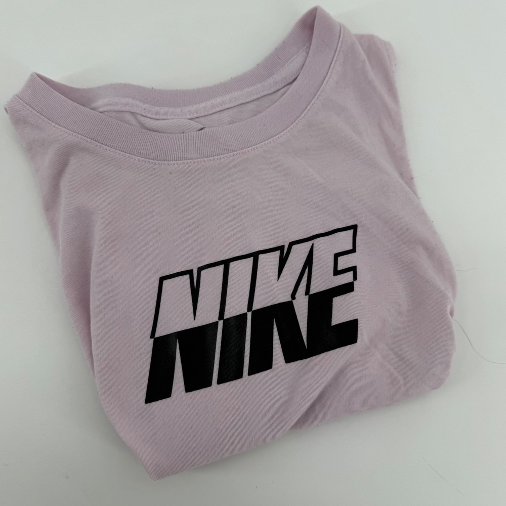 Nike Dri-FIT Muscle Tank Top Lavender Purple Graphic Mesh Back Womens Small‎